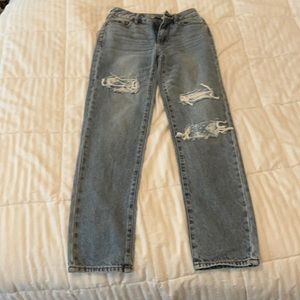 Pacsun light wash mom jeans
